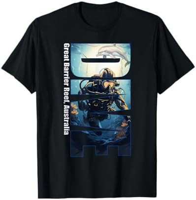DIVE Great Barrier Reef SCUBA Diving Snorkeling T-Shirt