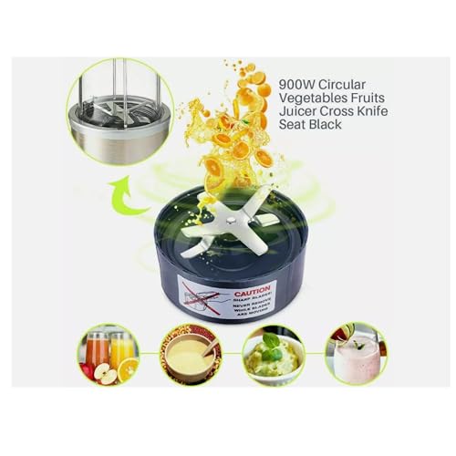 Image of Nutri-Bullet Replacement Extractor Blade, Compatible with Nutri-Bullet 600w and 900w Blender Models Replacement Parts| Complete Blade assembly - NutriBullet Socket