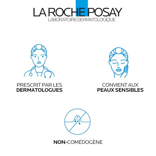 La Roche-Posay, Effaclar, Gel Moussant Purifiant, Nettoie en Douceur & Matifie, Formule Sans Savon, pH Physiologique, Pour Peaux Grasses à Tendance Acnéique, 200 ml