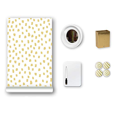 WallPops WPL2725, Dot Locker Kit Wall Decal, Metallic