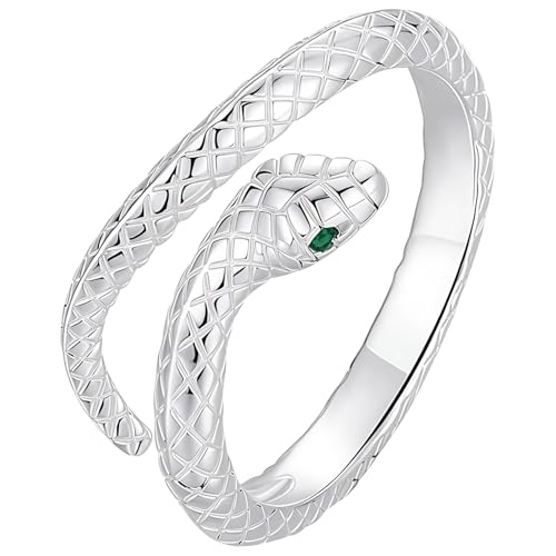 Bague serpent argent sterling 999 ajustable pour votre quotidien