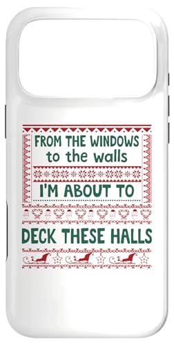 From the Windows to the Walls Christmas Women Deck the Halls X}zP[X iPhone 17 Pro Max p