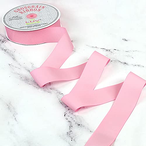 Creative Ideas Solid Grosgrain Ribbon, 1-1/2-Inch By 50-Yard, Pink #TOP2