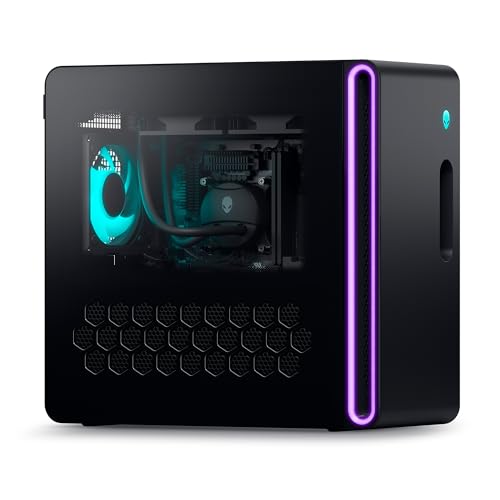 Alienware Aurora R16 Gaming Desktop – Intel Core i9-13900F, 32GB DDR5 RAM, 1TB SSD + 1TB HDD, NVIDIA GeForce RTX 4070 12GB GDDR6X Graphics, Windows 11 Home, 1 Year Premium Support – Basalt Black