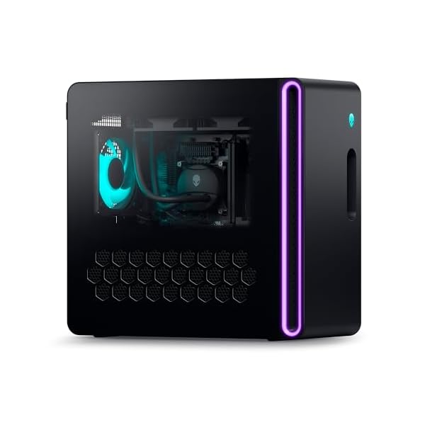 Alienware Aurora R16 Gaming Desktop – Intel Core i9-13900F, 32GB DDR5 RAM, 1TB SSD + 1TB HDD, NVIDIA GeForce RTX 4070 12GB GDDR6X Graphics, Windows 11 Home, 1 Year Premium Support – Basalt Black