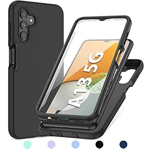 for Samsung Galaxy A13 5G Case: Silicone Slim Full Rugged Protective Matte Cell Phone Case – Durable Drop Shockproof TPU…