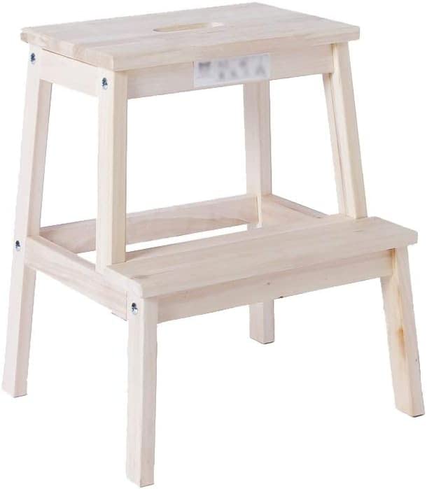 Marchepied OKUOKA pour cuisine et loft, étagère en bois et échelle légère
