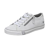 MUSTANG Damen 1146-302-1 Sneaker, Weiß Weiss, 41 EU