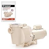 Swimables 011513 WhisperFlo 1 HP Single Speed Pool Pump - High Performance Premium WhisperFlo Pool Pumps Replacement - Quiet, Energy Efficient 1 HP Inground Pool Pump for Long-Lasting Power