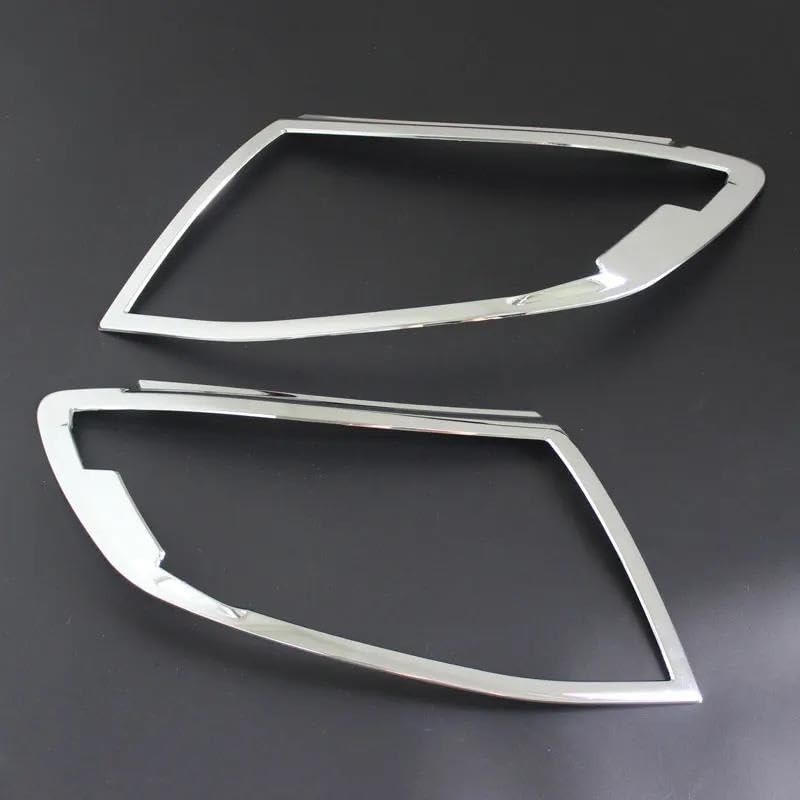 Couvercle de phare ABS chrome Ford Ranger 2012 boîtier feu luxe - 4