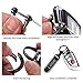 JULOPO 1PCS Car Keychain compatible with ST excellent carbon fiber texture Keychain detachable key rings