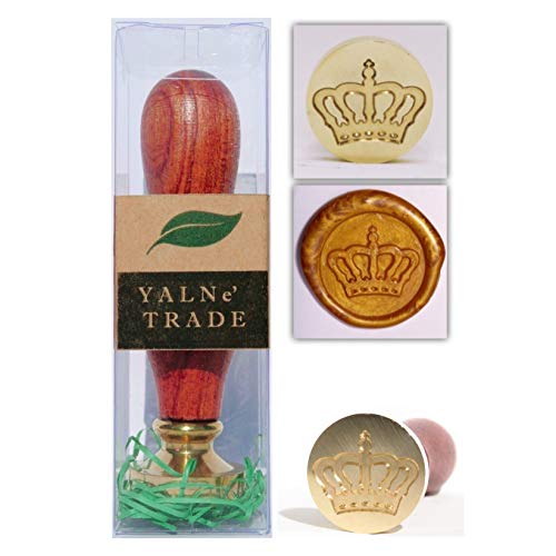 YALNe' (ヤルネ) シーリングスタンプ 全31種類 ハンドル ヘッド セット (crown 王冠)