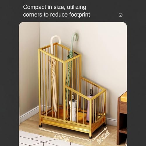 Large Capacity Metal Umbrella Stand Commercial Indoor Display Rack for Offices and Hotels Stylish and Umbrella Holder Space Saving Design for Entryways