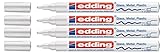 Edding 751 Lackmarker M Spitze (4er Pack, weiß)