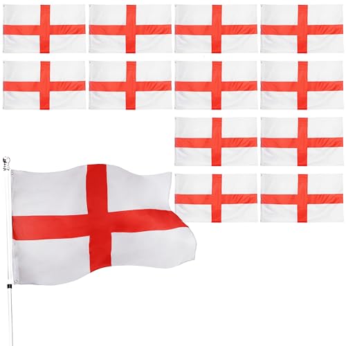 Drapeau anglais de 9,5 m avec œillets pour décorer facilement une grande fête de rue