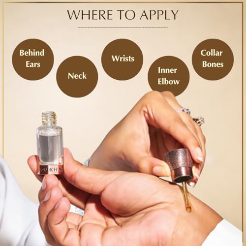 Image of Dukhni Misk Rijali Attar | Soft Silky White Musk | Authentic Arabic Fragrance Oil | 100% Pure, Alcohol-Free, Halal | 1 bottle x 6ml