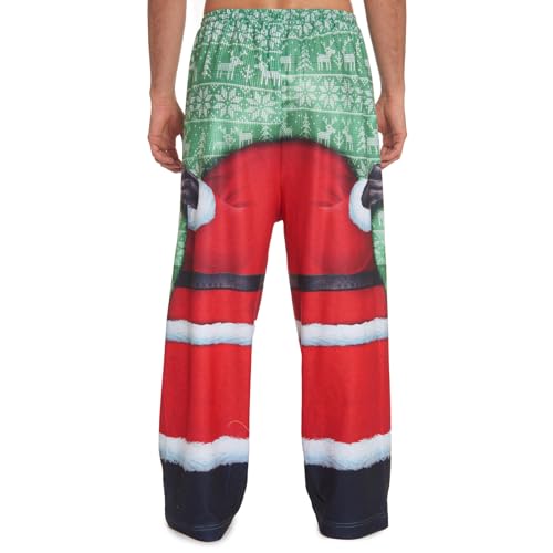 Dreamwave Christmas Santa Claus Adult Fleece Pajama Pants3