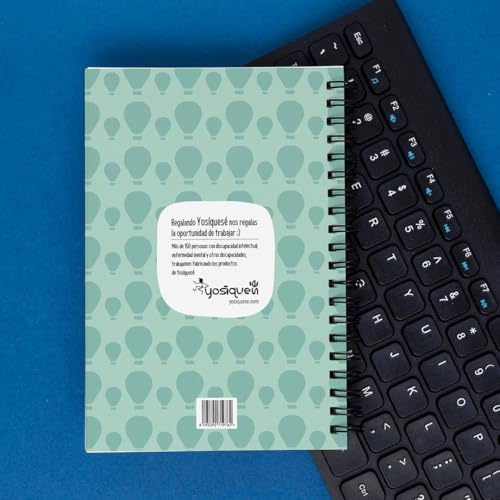 Imagen de YOSIQUESE Libreta A-4 solidaria Productos y regalos solidarios hechos por personas con discapacidad