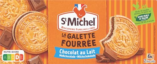 Biscuits Galettes Fourrées Au Lait St Michel Le Paquet De 6x2 Biscuits De - vue 3
