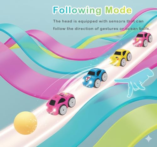 Image of RC Intelligent Sensor Stunt Car with Gesture Control & LED for Kids 3+ Years(Multicolor)
