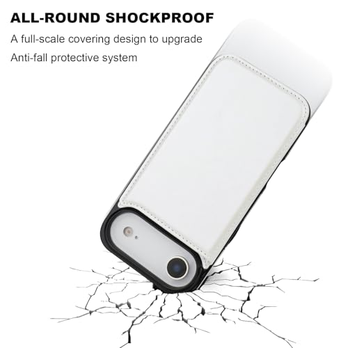 Housse en cuir synthétique durable pour iPhone 17 Air de 17,6 cm