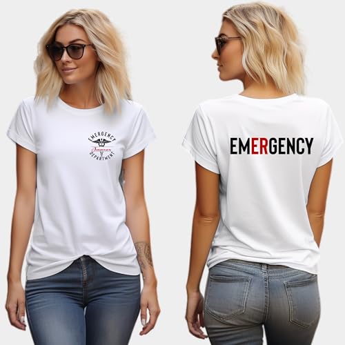 Personalized ER T-Shirt, Emergency Department Shirt, ER Tshirt, Custom ER Nurse, Emergency Room Tech Gift, ED Nurse Valentine's Multi3