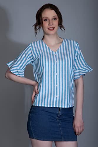 Image of GRECIILOOKS Women's Regular Fit Tops | Tops for Women | Tops for Jeans for Women | Top for Women | One Piece Dress for Women | Western Tops for Women Stylish