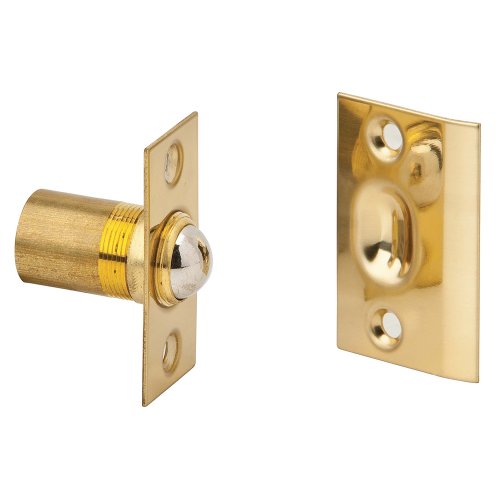 Schlage 347B3 Dual Adjustable Ball Catch, 2-1/8 x 1-3/8 in Strike, 7/8 x 1-1/4 in Bore - image 1