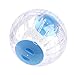 LIUZHI Hámster Running Wheel, Roedor Ratones Plástico Lindo Pelota de Ejercicio, Bola de Hámster Transparente Pequeña Bola de Rodamiento de Juguete