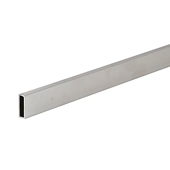 Econoco RE4 Display Hangrail, Rectangular Tubing, 4' L x 1/2