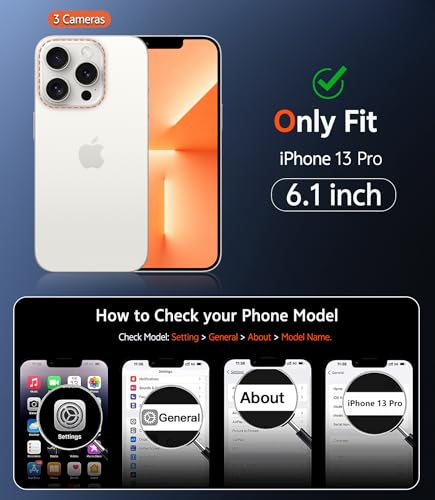 Image of FNTCASE for iPhone 13 Pro Case: Matte Magnetic Phone Cases with Screen Protector Compatible with Magsafe Slim Anti Yellowing Rugged Shockproof Protective Translucent Cell Phone Cover (C-Orange)