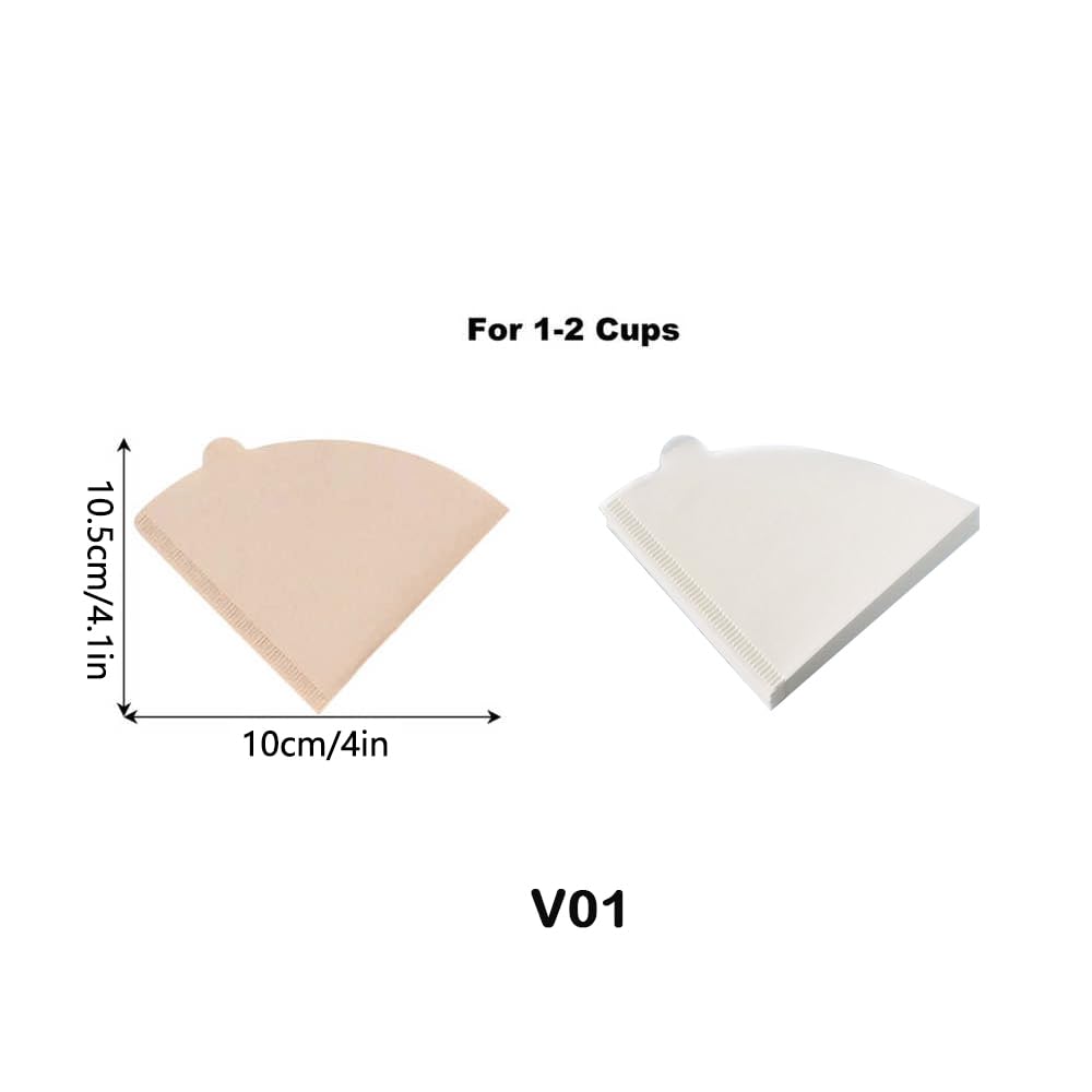 100 Pcs/set Coffee Filter Paper 101 Hand Brewed Coffee Pot Filter Paper American Coffee Machine Filter Cup Coffeepape – Cafe De Deugniet
