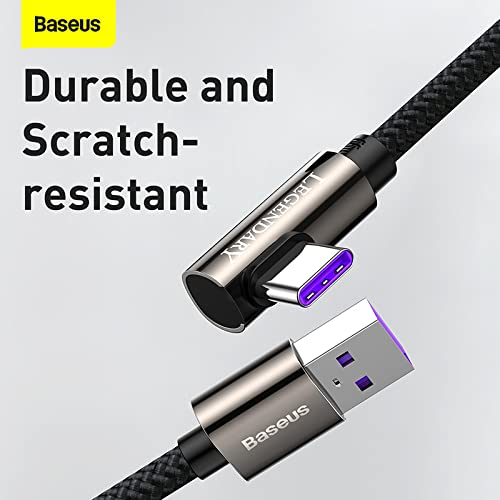 Baseus Legend Series 66W Type-C to USB-A Cable, 2m Black - Image 4