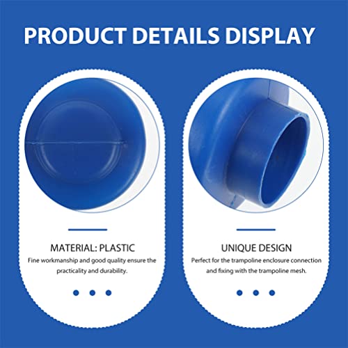 Stobok Bolted- Style Trampoline Pole Caps Trampoline Enclosure Pole Caps Universal For Net Hook Trampoline Replacement Parts Supply, 6Pcs #TOP3