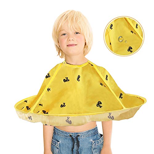 Babero de corte de pelo para niños Impermeable, antiadherente, paño para el cabello, peluquería, corte de pelo, capa doméstica Cover