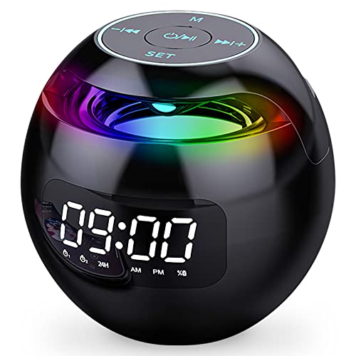 Caseeto Alarm Clock For Bedrooms, Digital Alarm Clock Radios With Bluetooth Speaker, Dual Alarms, Led Light, 12/24H Usb Charging Port Clock Heavy Sleeper For Kids Adults #TOP29