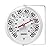 Springfield Big and Bold Thermometer with Mounting Bracket, Indoor Outdoor Thermometer, Easy to Read Numbers for Patio, Pool, and Indoor Areas, 5.25-Inch, White
