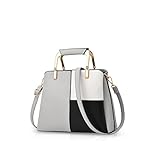 NICOLE&DORIS Women Handbags Top Handle Bag with Long Strap Crossbody Messenger Stylish Leather Bag Tote Satchel for Ladies