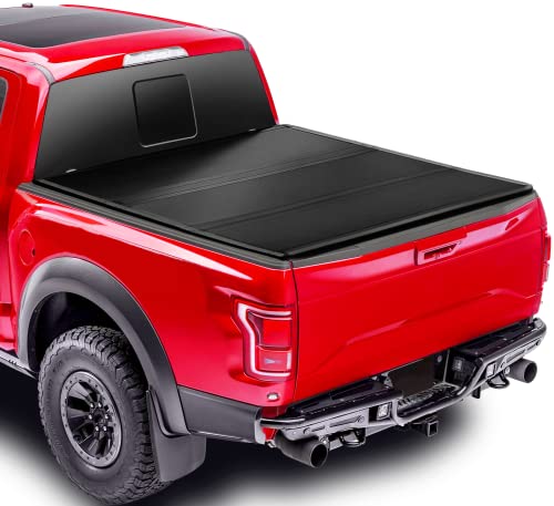 OSOBAK 5FT Hard Tri-Fold Truck Bed Cover for 2019 2020 2021 2022 2023 Ford Ranger Tonneau Cover | Fleetside