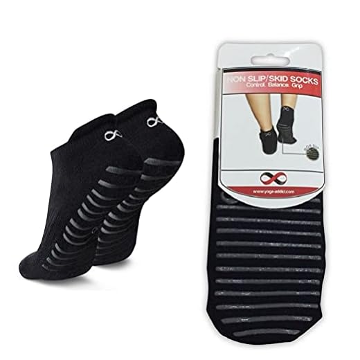 Halkfria strumpor med grepp, för yoga, pilates, sjukhusrehab, trampolin, barre, resor, kampsporter, fitness, hemmabruk, 1 och 2 par set, för kvinnor, män, barn, äldre Black (Grey Grippy Lines) - 1 Pair S/M