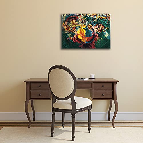 LegendArte - Stampa su tela - la Risata - Umberto