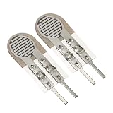 MECCANIXITY Thin Film Pressure Sensor, 70-10kg Force Sensing Resistor, FSR412-ST Stress Test Sensor Pad, Dia. 4.5mm / 0.18in, High Accuracy for Industrial Precise Instruments, 2 Pcs