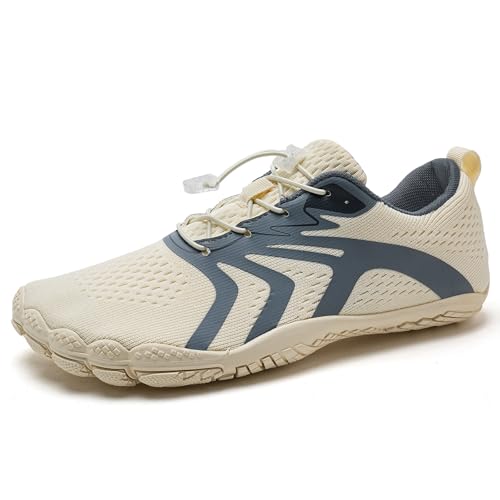 Image of WateLves Water Shoes Men Women Beach Barefoot Aqua Socks Breathable Wide Swim Outdoor Walking Anti Slip Pool Shoes for Hiking Kayaking Diving Surfing