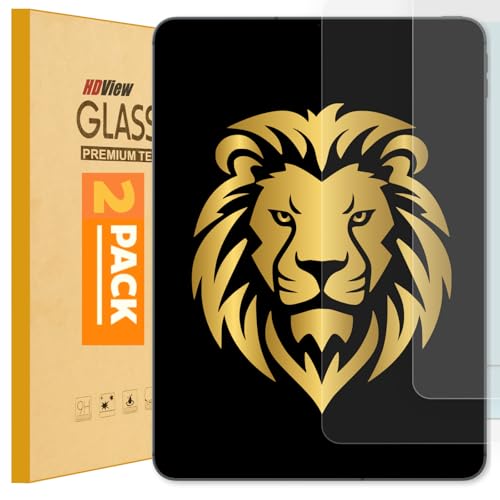 GOFTick Screen Protector [2-Pack] For iPad 9th / 8th / 7th Generation (2021/2020/2019) - 10.2 Inch - HD View Bubble-Free 9H Tempered Glass - Only For iPad 9/8/7 Generation (2 Screen Protector)