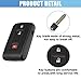 X AUTOHAUX MOZB31EG Car Key Fob Shell 3 Button Remote Control Key Case Shell Keyless Entry Housing Replacement for Toyota Prius 04-09