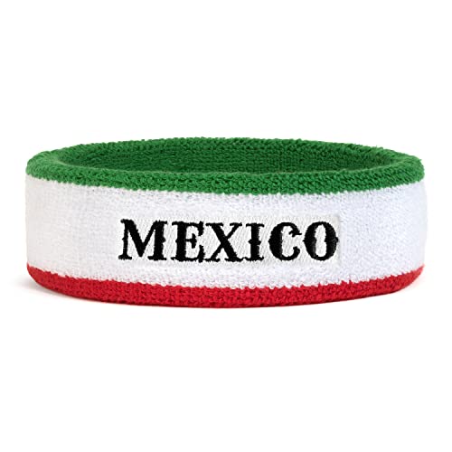 Image of Suddora Country Headband & Wristbands Set (Includes 2 Wrist & 1 Head Sweatband), Highly Moisture Wicking