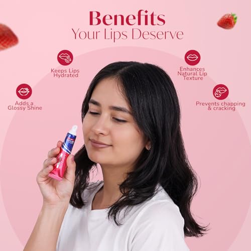 Image of Meglow by Leeford | Lip Shiner | Repair & Replenish | SPF 15 Lip Shiner for Lip Care | Lip Balm for Shiny Lips | Lip Balm for Chapped Lips Pack of 5 (15g each)