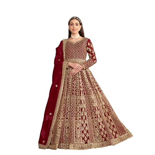 Vestido hindú de fiesta para bodas y recepciones de etiqueta