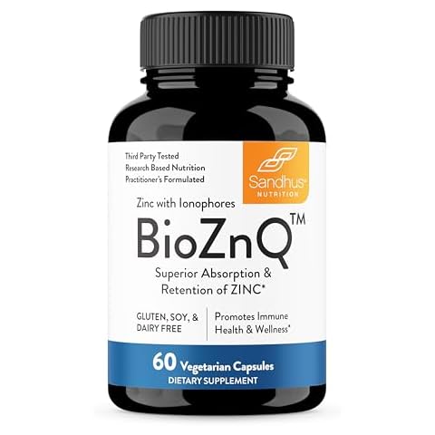 Sandhu's Zinc Supplement with Ionophores| Quercetin & Green Tea Extract for Superior Absorption and High Potency| 800mg Vegetarian Capsules 30 Days Supply| Immune Support for Men & Women| Made in USA Cover
