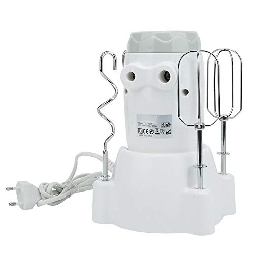 Batidora de mano 400W 6 plazos de envío eléctrico de mano mezcladoras for alimento de la cocina Mezcladoras cabeza del doble de la pasta mezclador batidor de huevo Masa Blender con Base de cocina uten